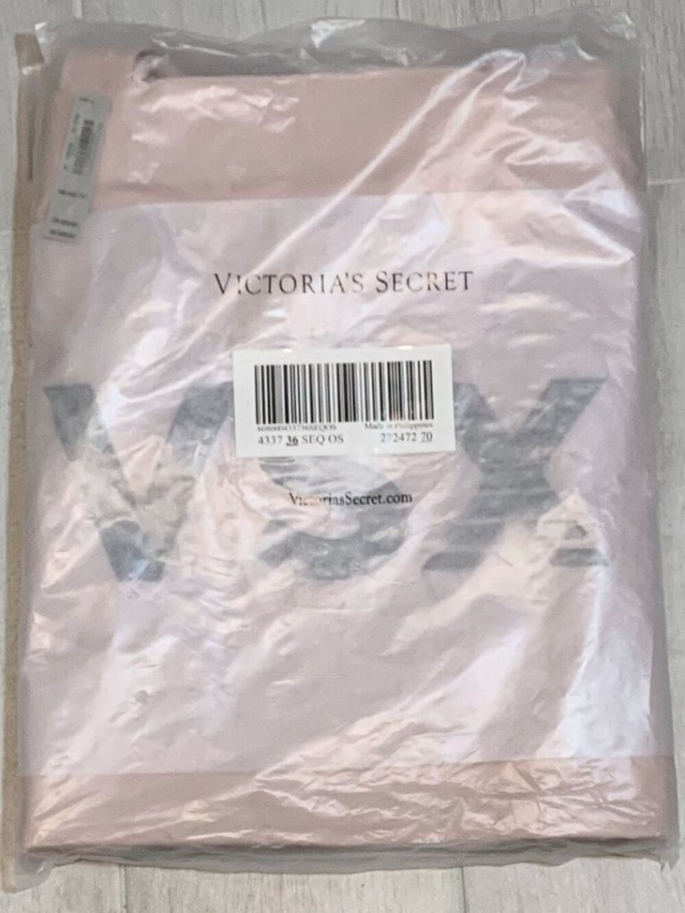 Victoria's Secret VSX Tote Bag Purse Gym Travel Large Zip Close NWT
